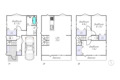 【1号区参考プラン】土地価格： 3960万円プラン建物価格： 1620万円プラン間取り： 4LDK土地面積： 65.6m2プラン建物面積： 109.29m2