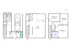 建物プラン例（PlanB）建物価格2980万円、建物面積94.60㎡土地建物参考総額16480万円※別途費用がかかります